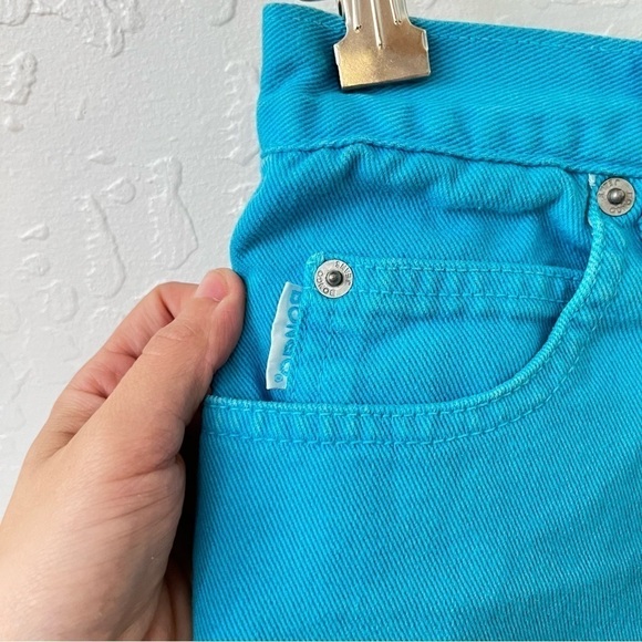 Bongo Vintage Blue Denim High Waisted Mom Shorts Size 5 - Picture 6 of 15
